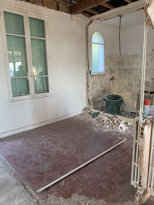 Rénovation complète d'un appartement à villa à Grasse2